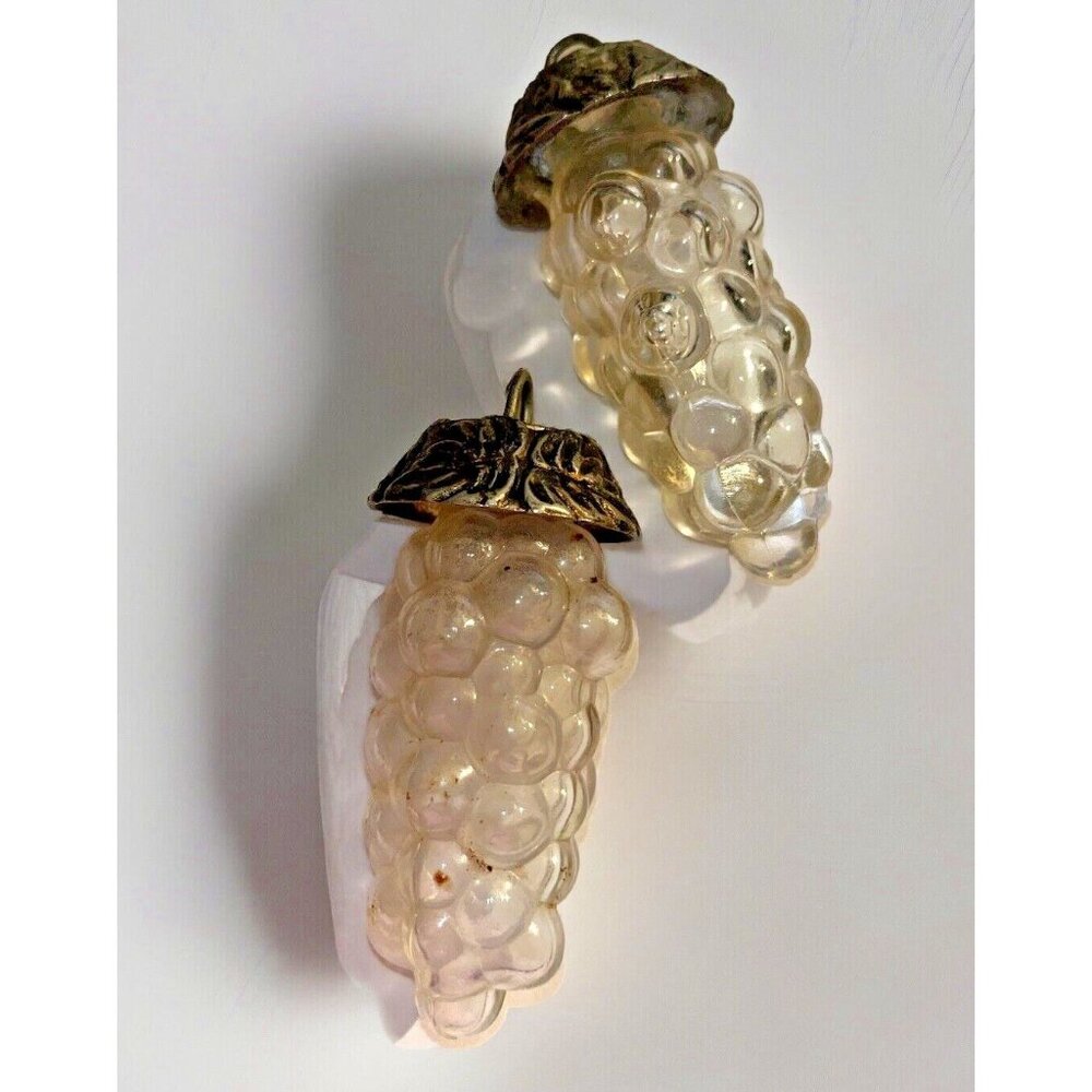 MCM Hanging Glass Grapes Replacement Salt & Pepper Shakers Price Import Vintage